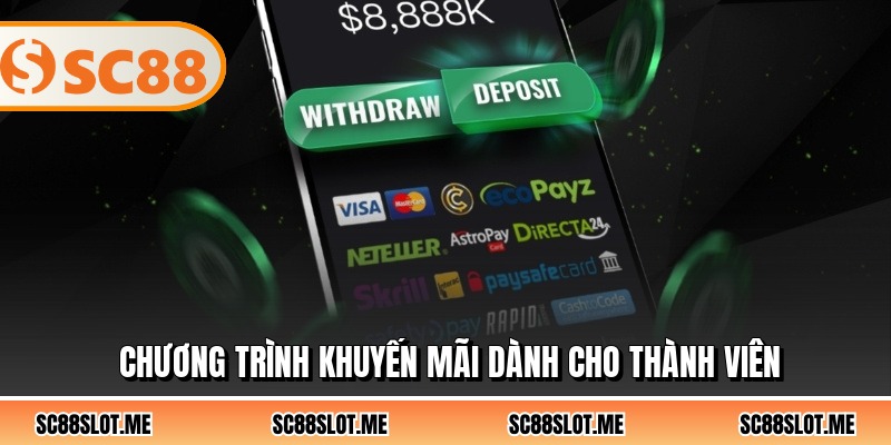 Chương trình khuyến mãi dành cho thành viên
