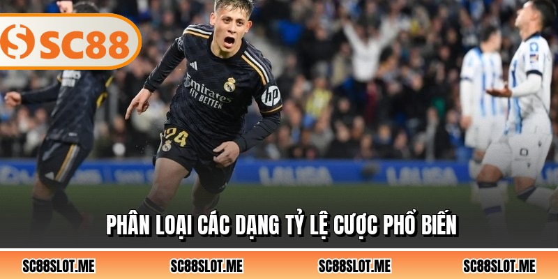 Phân loại các dạng tỷ lệ cược phổ biến